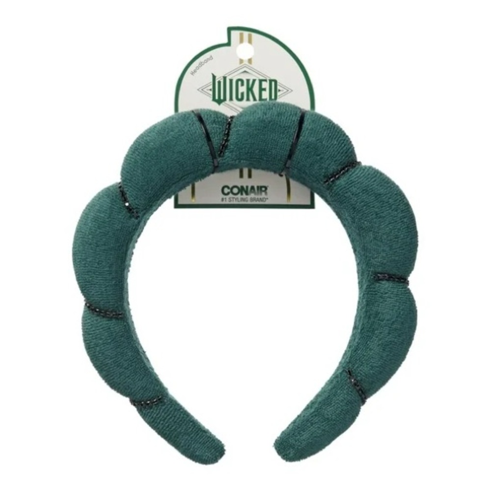 Conair Wicked Green Padded Headband, NWT